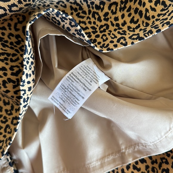 NWOT J.Crew Leopard/Animal Print Sheath Dress 100% Cotton - Picture 7 of 7